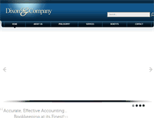 Tablet Screenshot of dixon-co.com